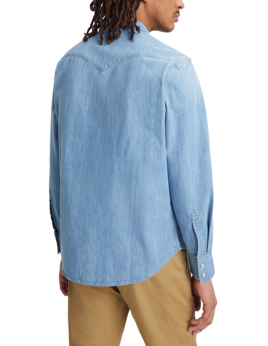 Camisa casual Levi'S de algodón manga larga para hombre