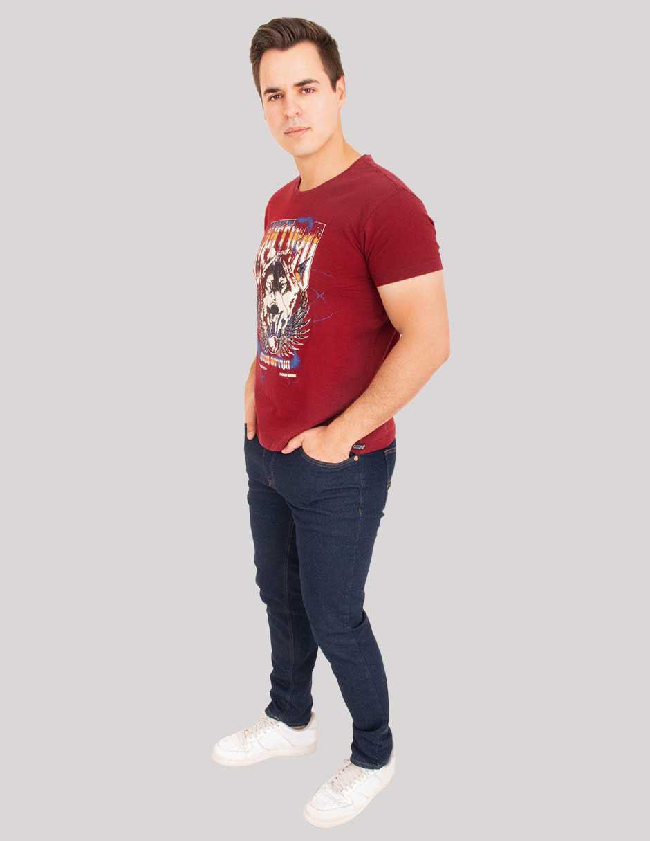 Playera cuello redondo para hombre