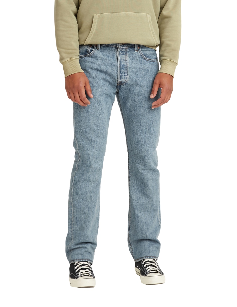 Jeans regular Levi's 501 lavado claro para hombre