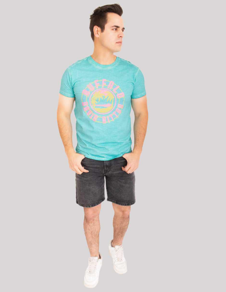 Playera cuello redondo para hombre