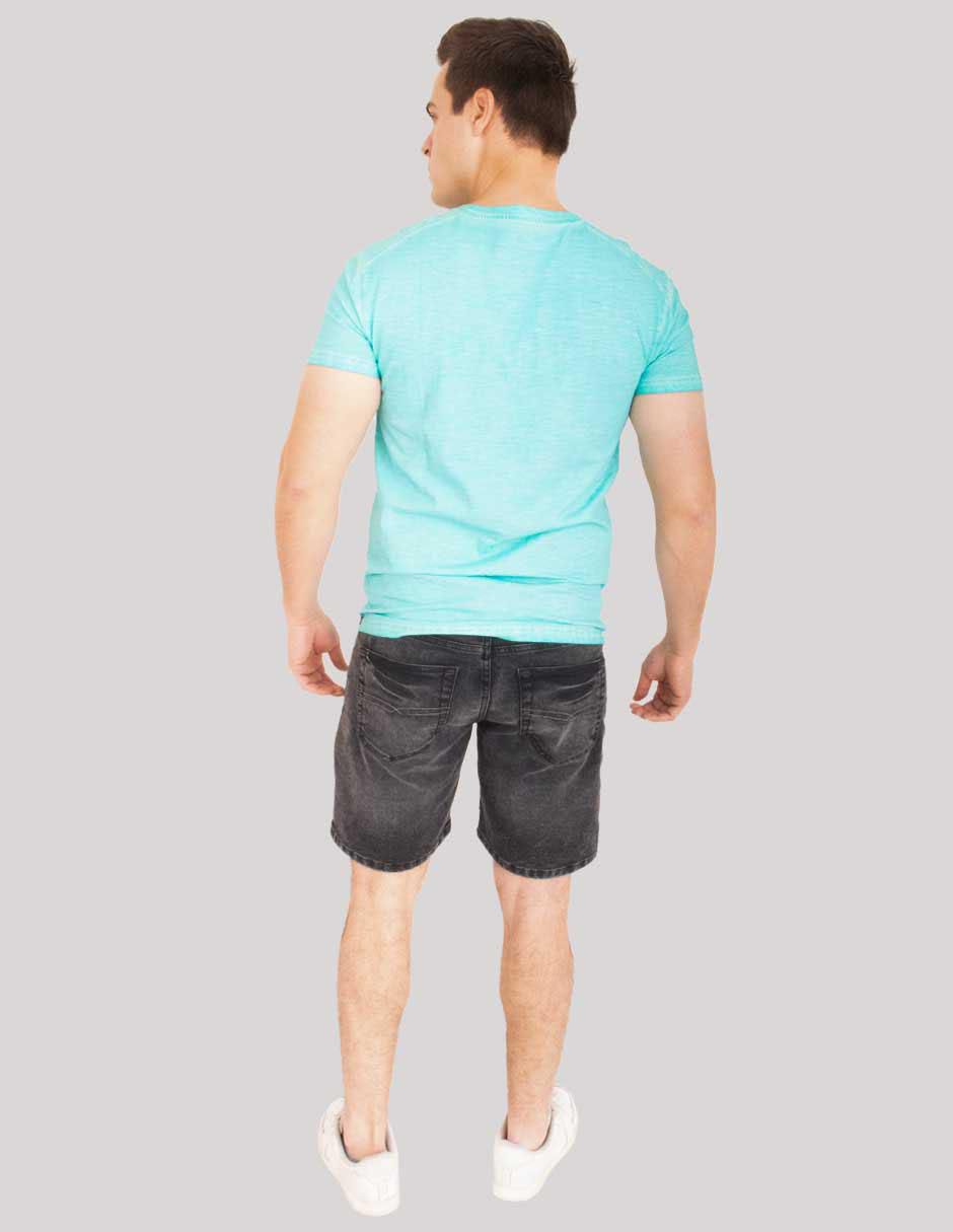 Playera cuello redondo para hombre
