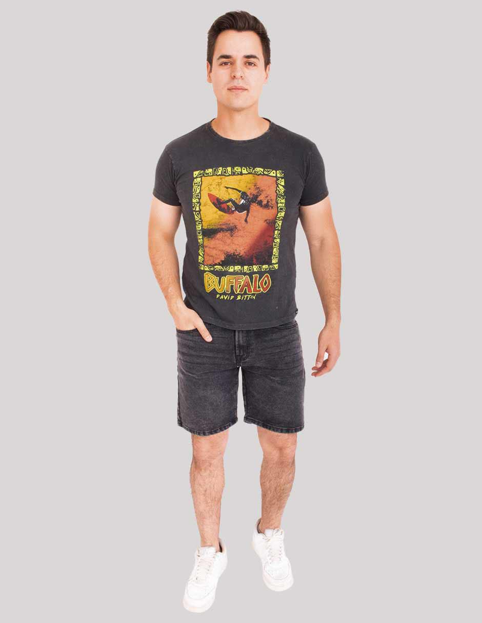 Playera cuello redondo para hombre