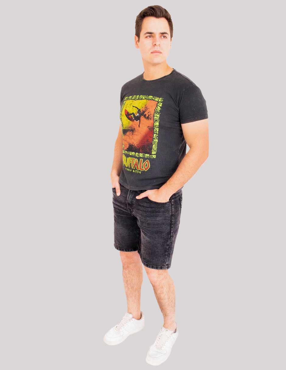 Playera cuello redondo para hombre
