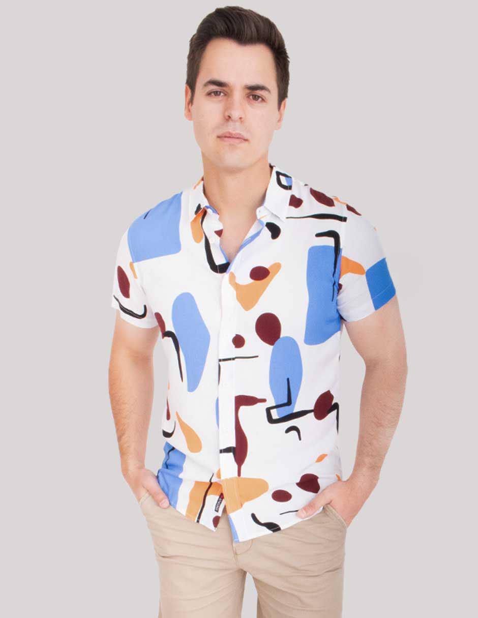 Camisa casual manga corta para hombre Camisa casual manga corta para hombre