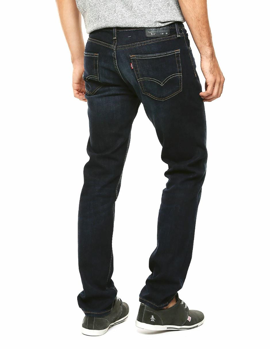 Jeans slim Levi's 511 lavado obscuro para hombre