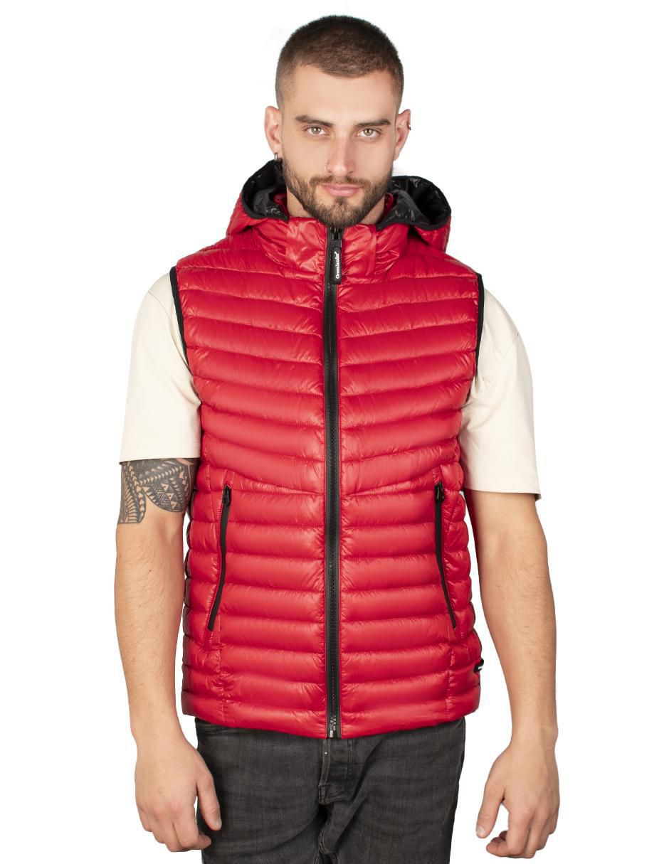 Chaleco con capucha para hombre