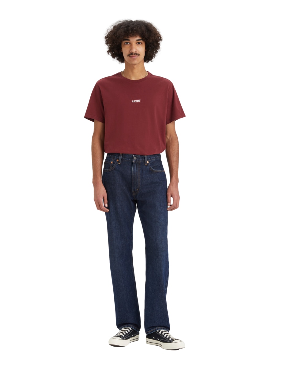 Jeans regular Levi's 555 lavado obscuro para hombre