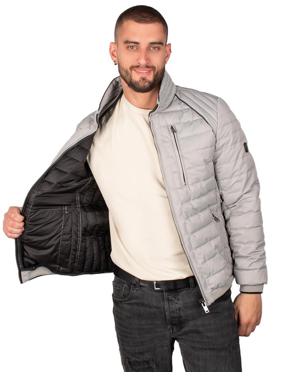 Chamarra casual con bolsillos para hombre 5