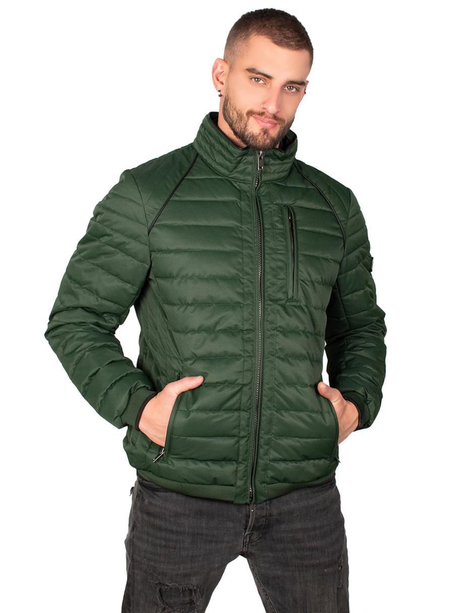 Chamarra casual con bolsillos para hombre 1