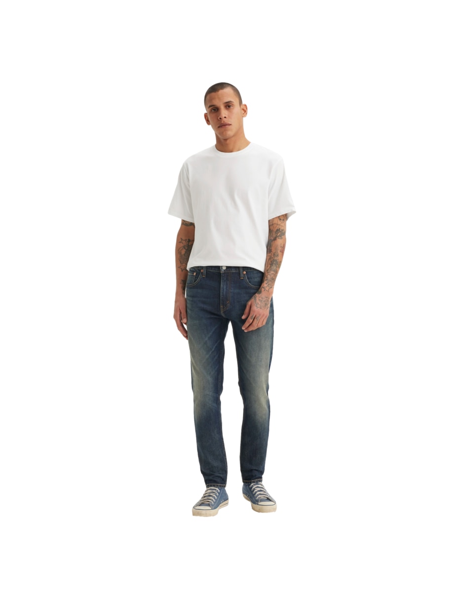 Jeans slim Levi's 512 deslavado para hombre