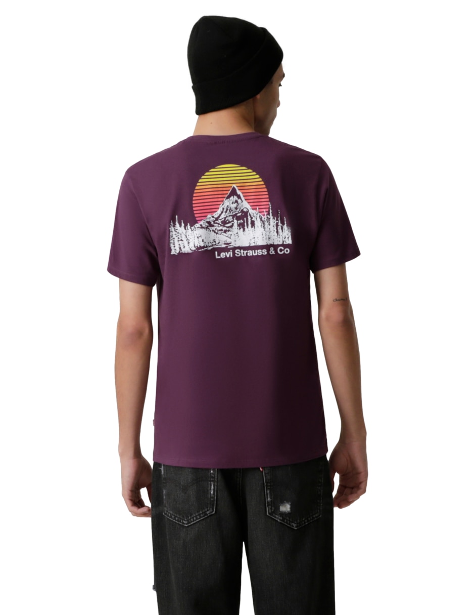 Playera cuello redondo para hombre