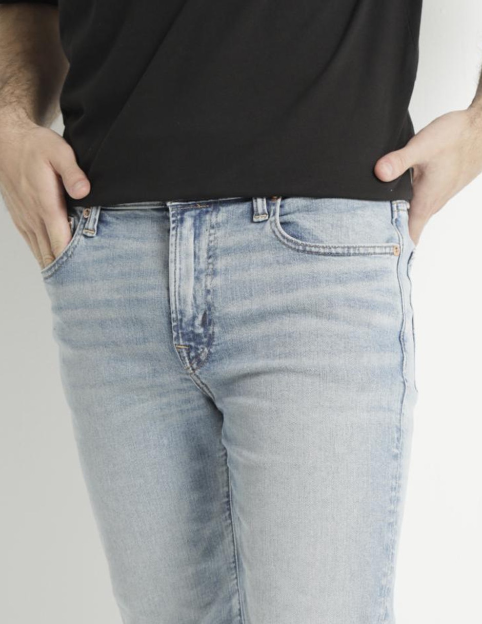 Jeans skinny American Eagle deslavado para hombre