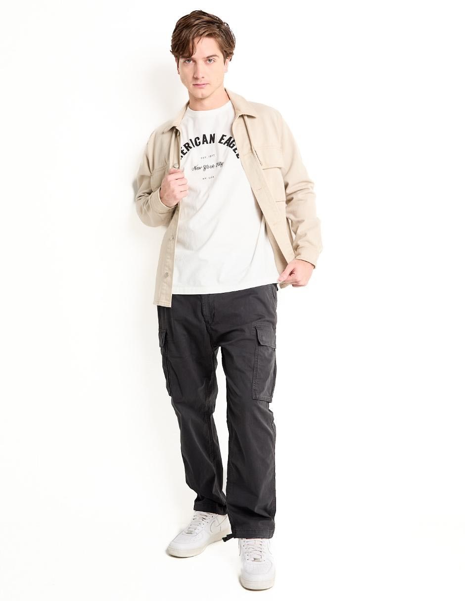 Pantalón cargo regular de algodón para hombre 3