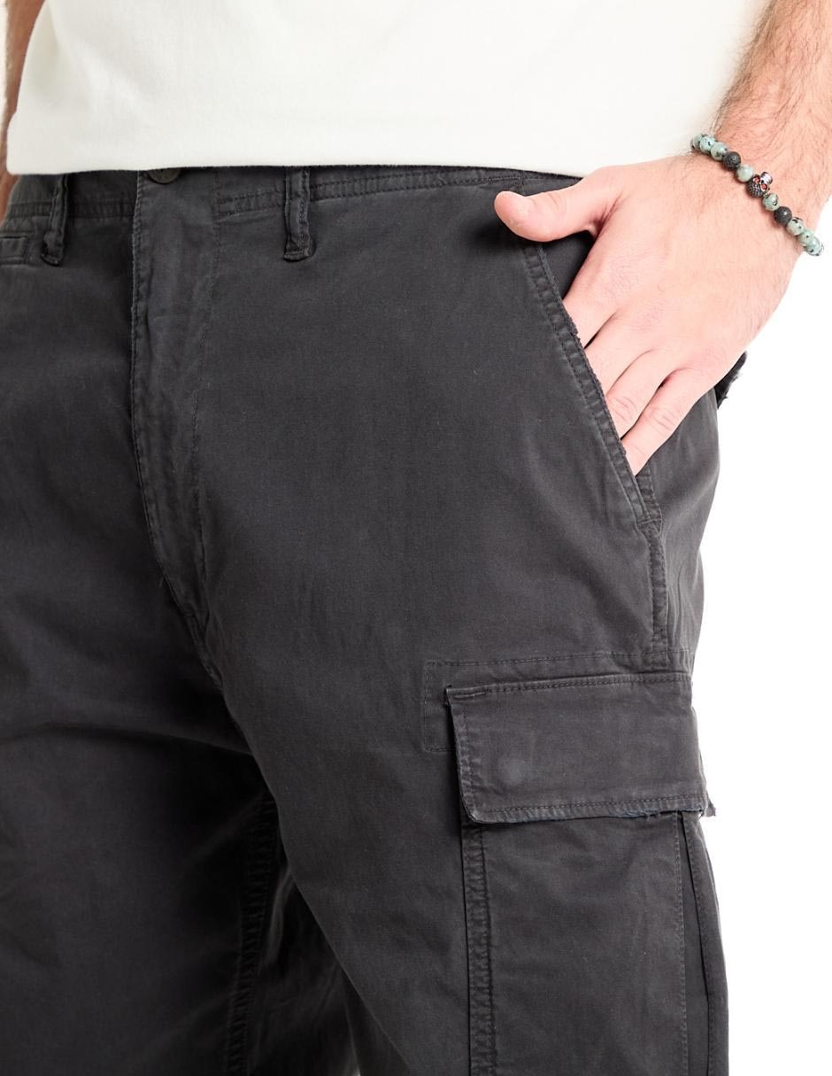 Pantalón cargo regular de algodón para hombre 4