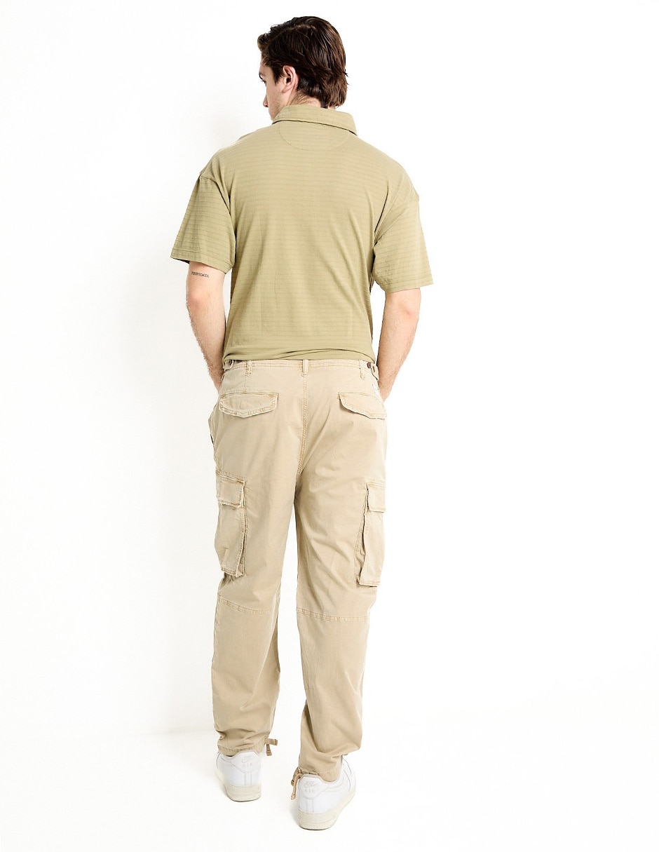 Pantalón cargo recto para hombre 4