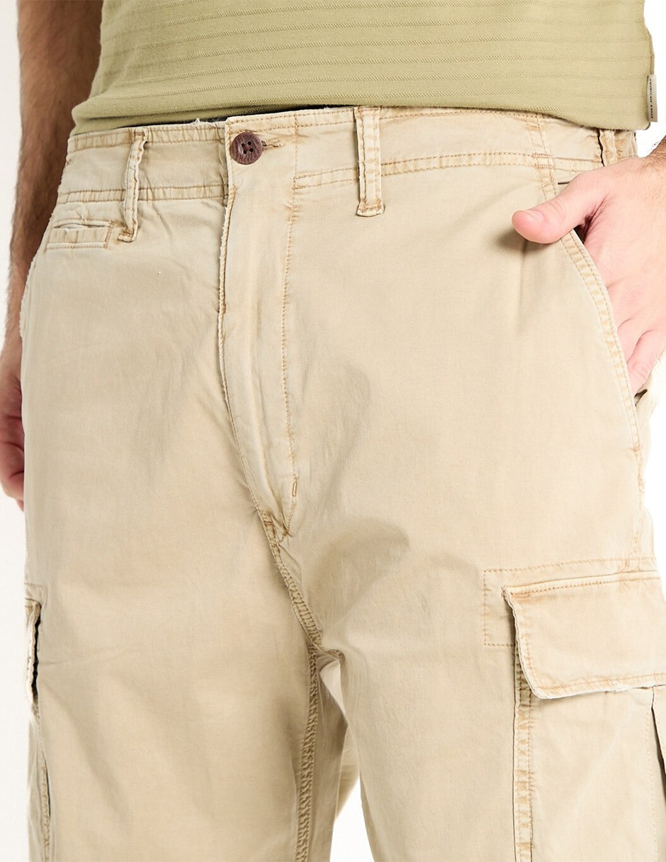 Pantalón cargo recto para hombre 2