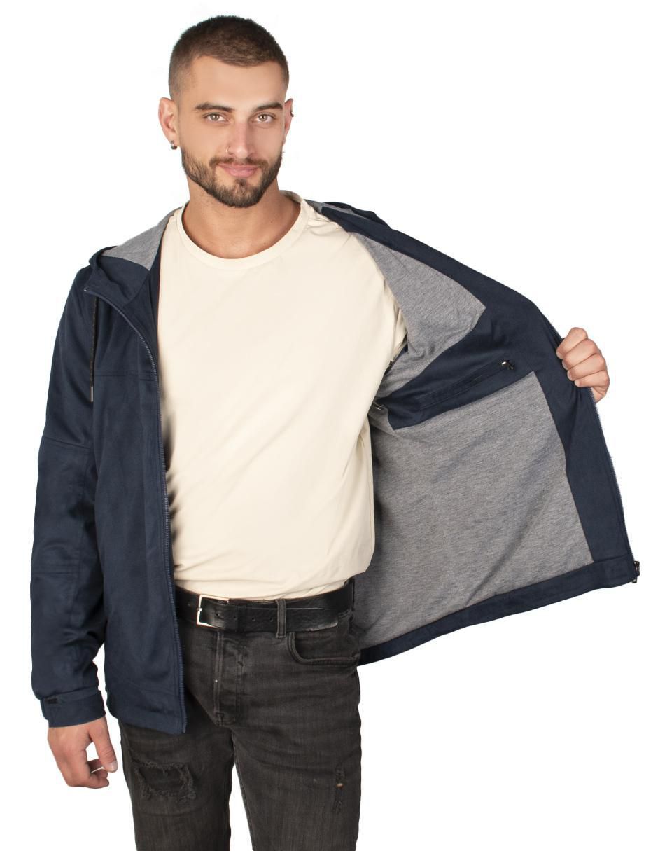 Chamarra casual con bolsillos para hombre 2