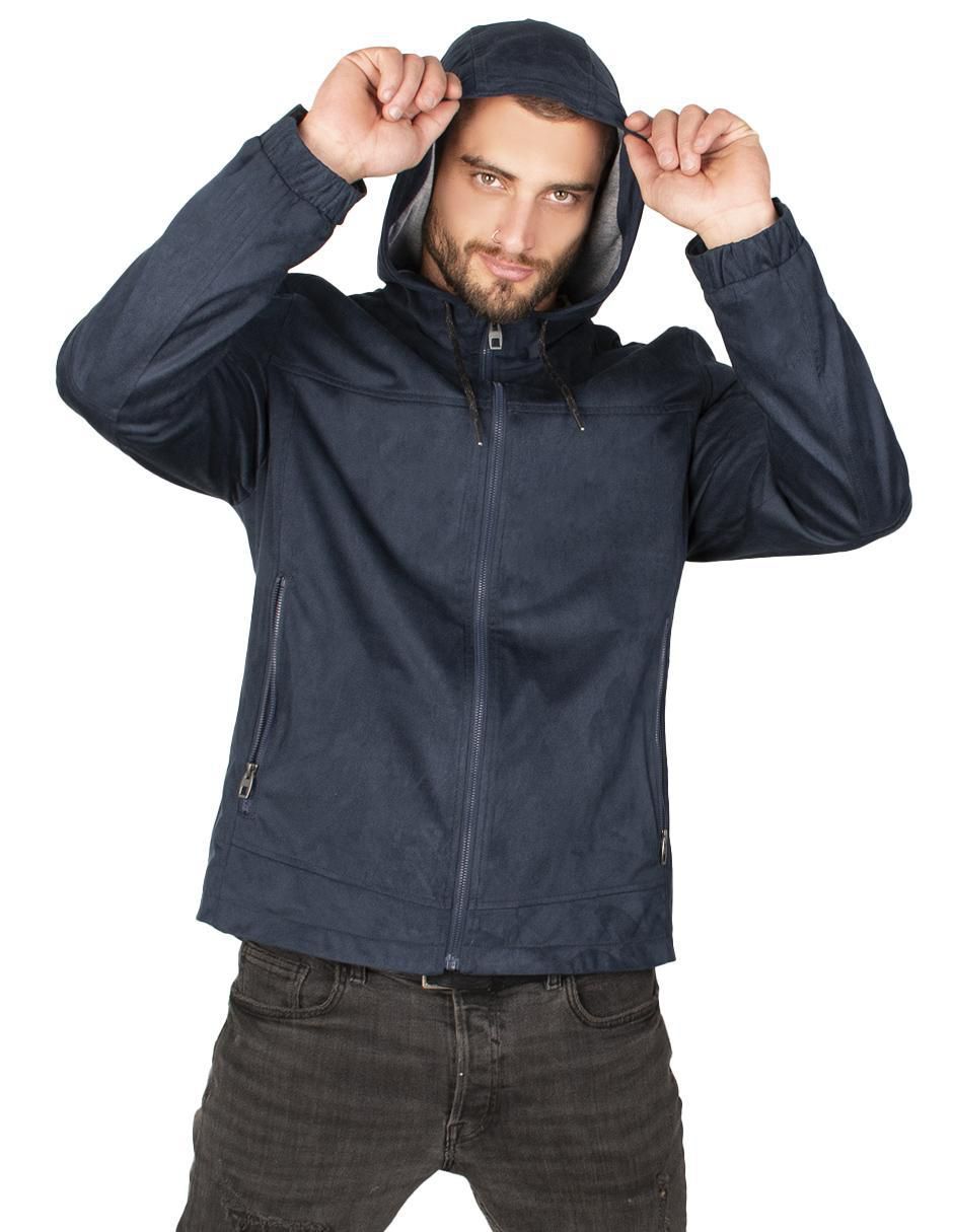Chamarra casual con bolsillos para hombre 5