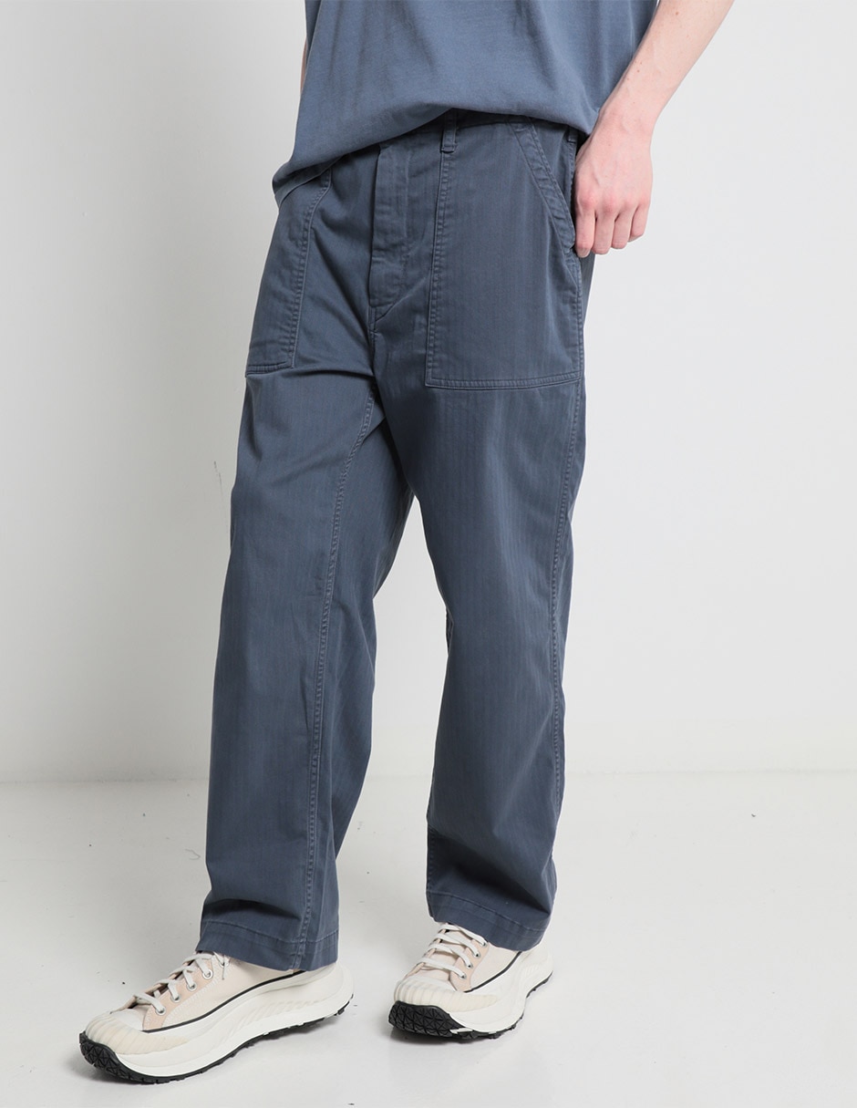 Pantalón casual recto de algodón para hombre