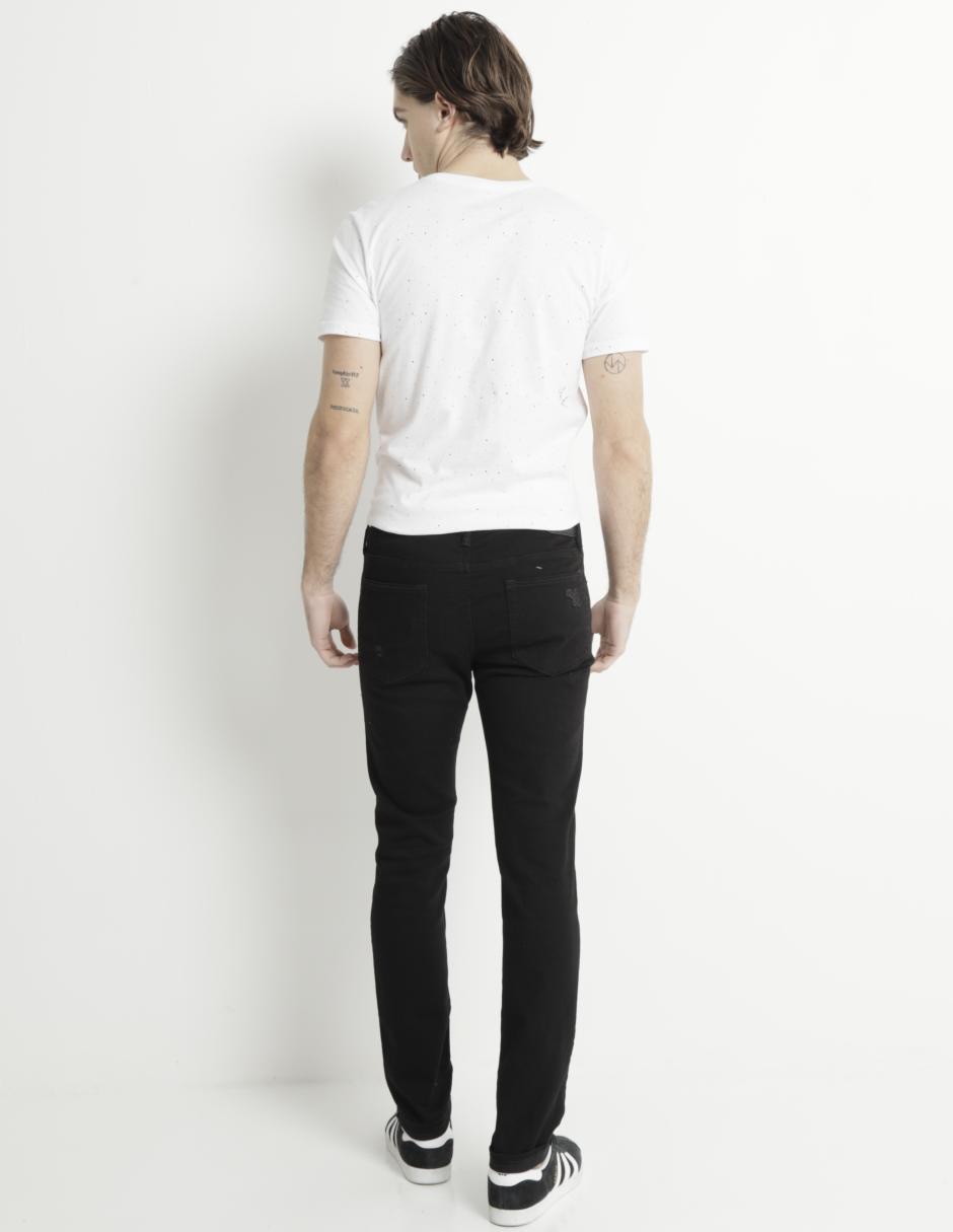 Jeans skinny American Eagle lavado obscuro para hombre