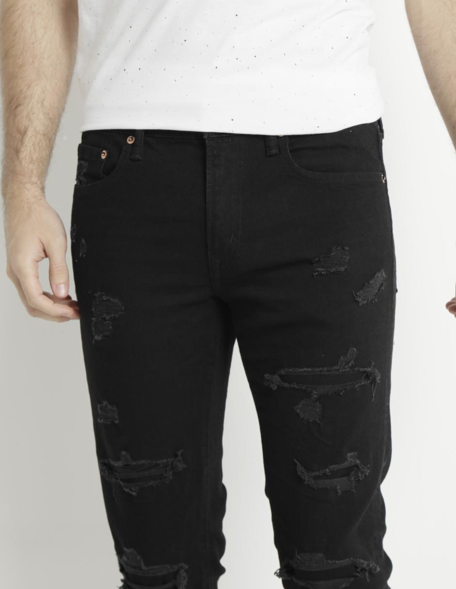 Jeans skinny American Eagle lavado obscuro para hombre