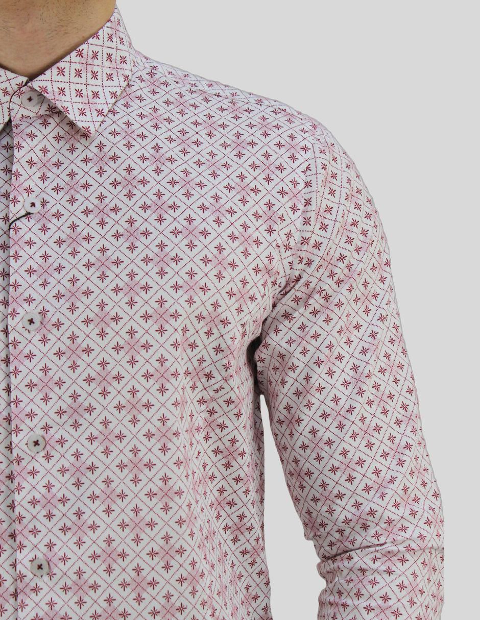 Camisa formal de algodón manga larga para hombre 3