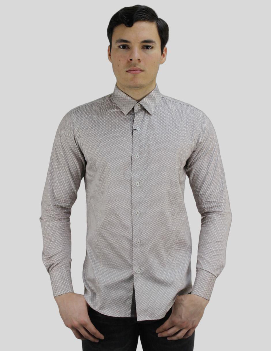 Camisa formal de algodón manga larga para hombre Camisa formal de algodón manga larga para hombre