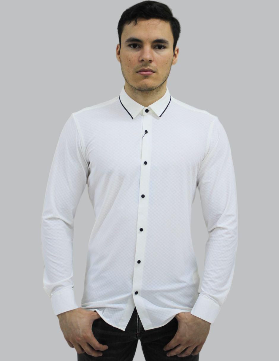 Camisa formal manga larga para hombre Camisa formal manga larga para hombre