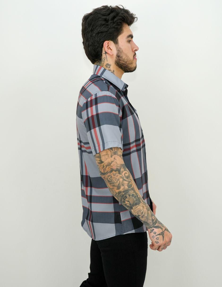 Camisa casual manga corta para hombre 2