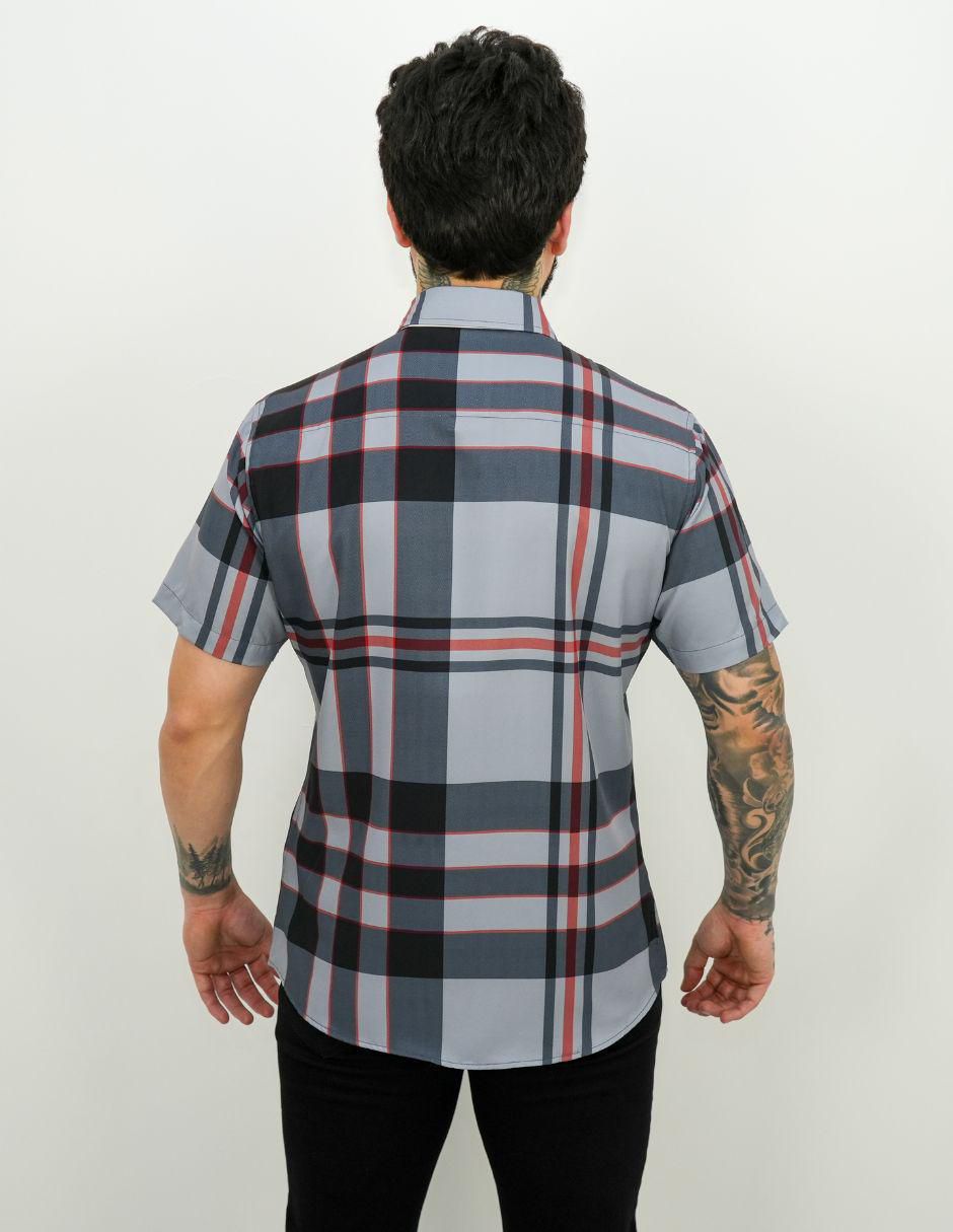 Camisa casual manga corta para hombre 3