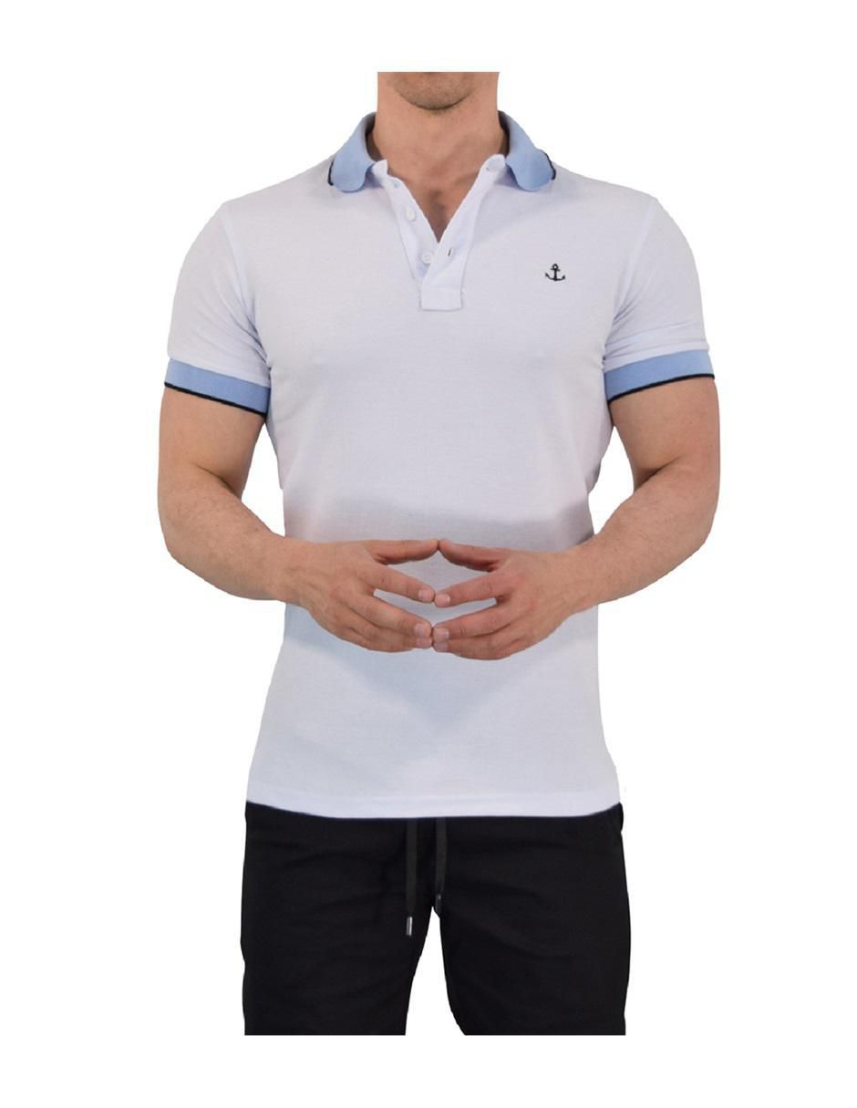 Playera tipo polo John Leopard para hombre