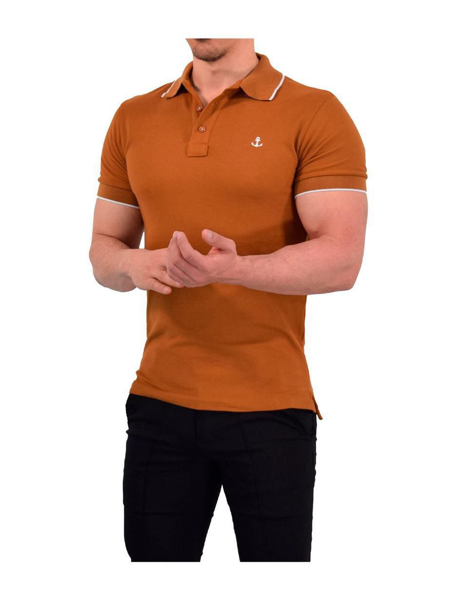 Playera tipo polo John Leopard para hombre