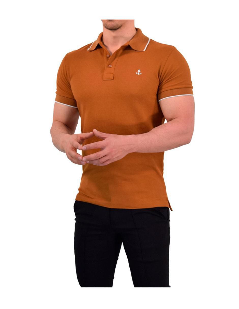 Playera tipo polo John Leopard para hombre