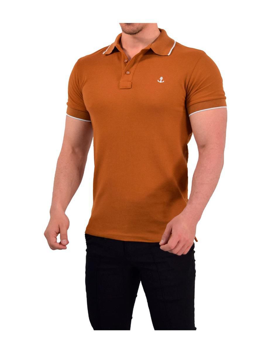 Playera tipo polo John Leopard para hombre