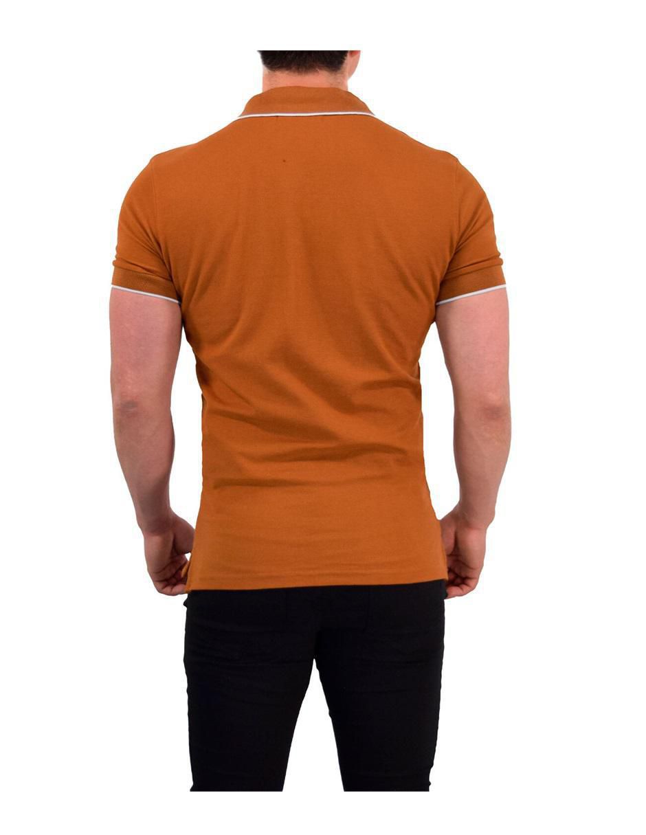 Playera tipo polo John Leopard para hombre