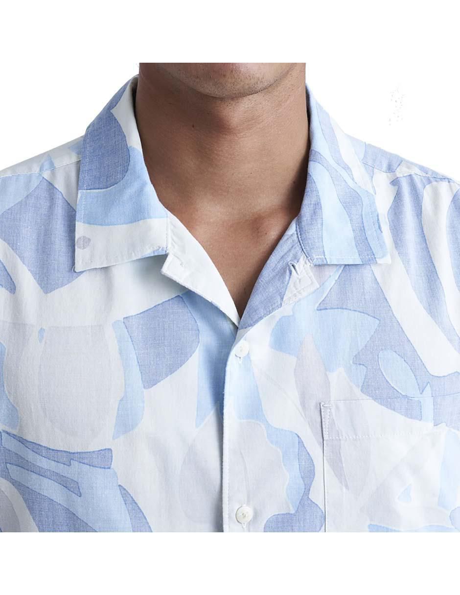 Camisa de playa Quiksilver manga corta para hombre