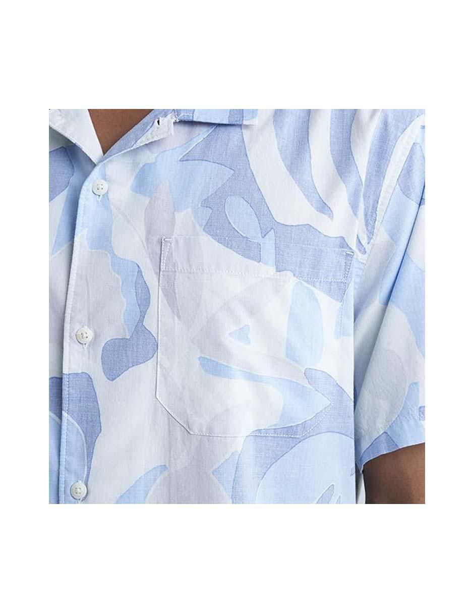 Camisa de playa Quiksilver manga corta para hombre