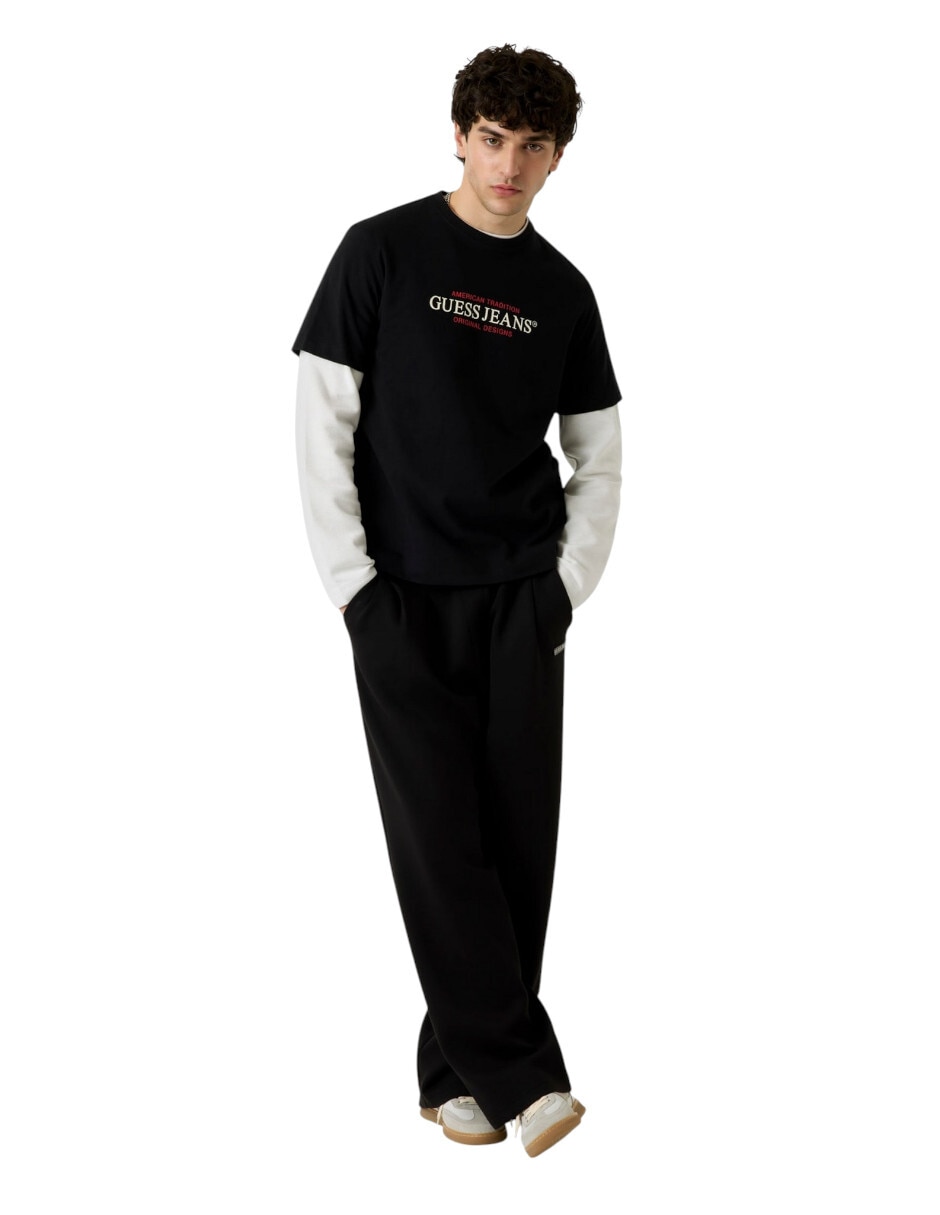 Playera Guess Jeans cuello redondo para hombre