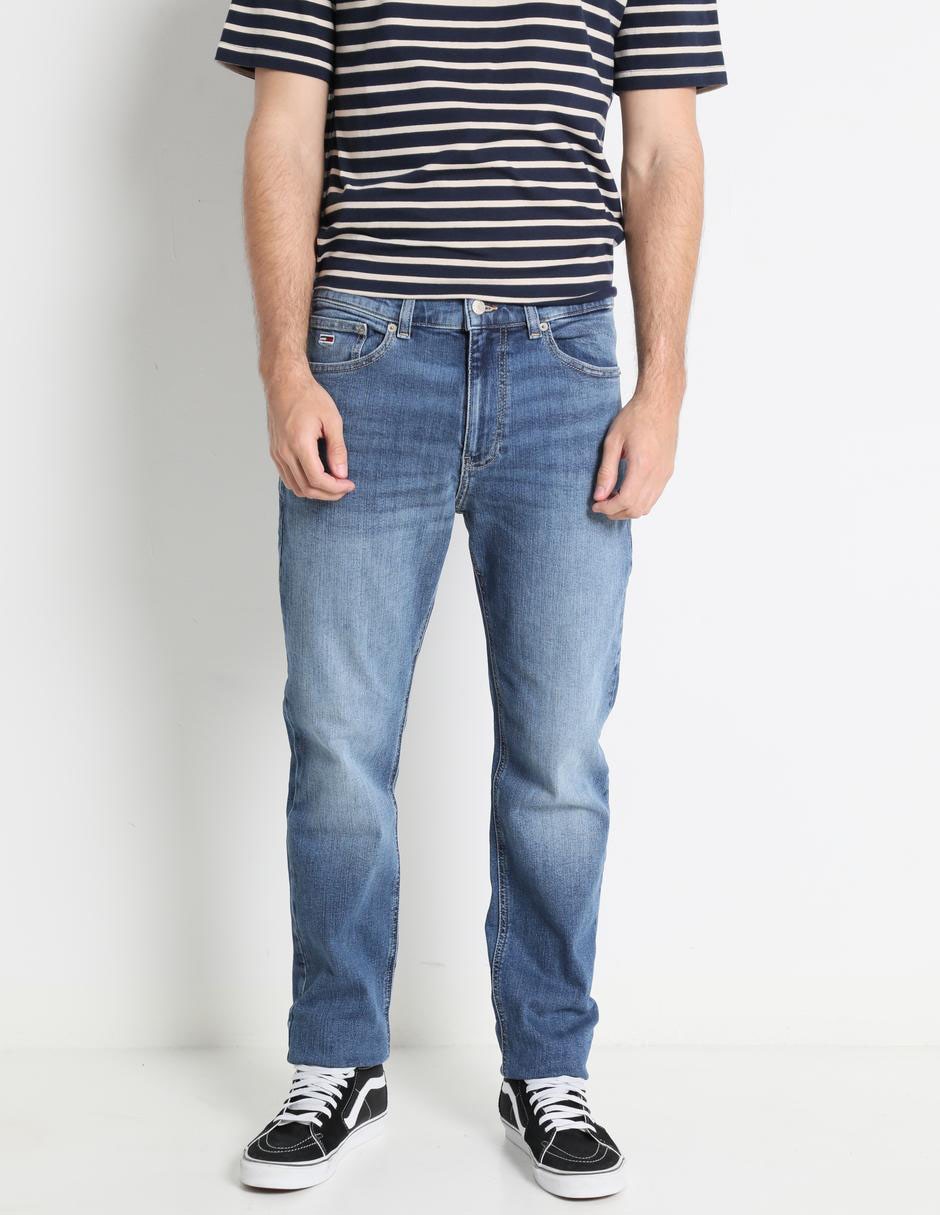 Jeans straight Tommy Jeans deslavado para hombre