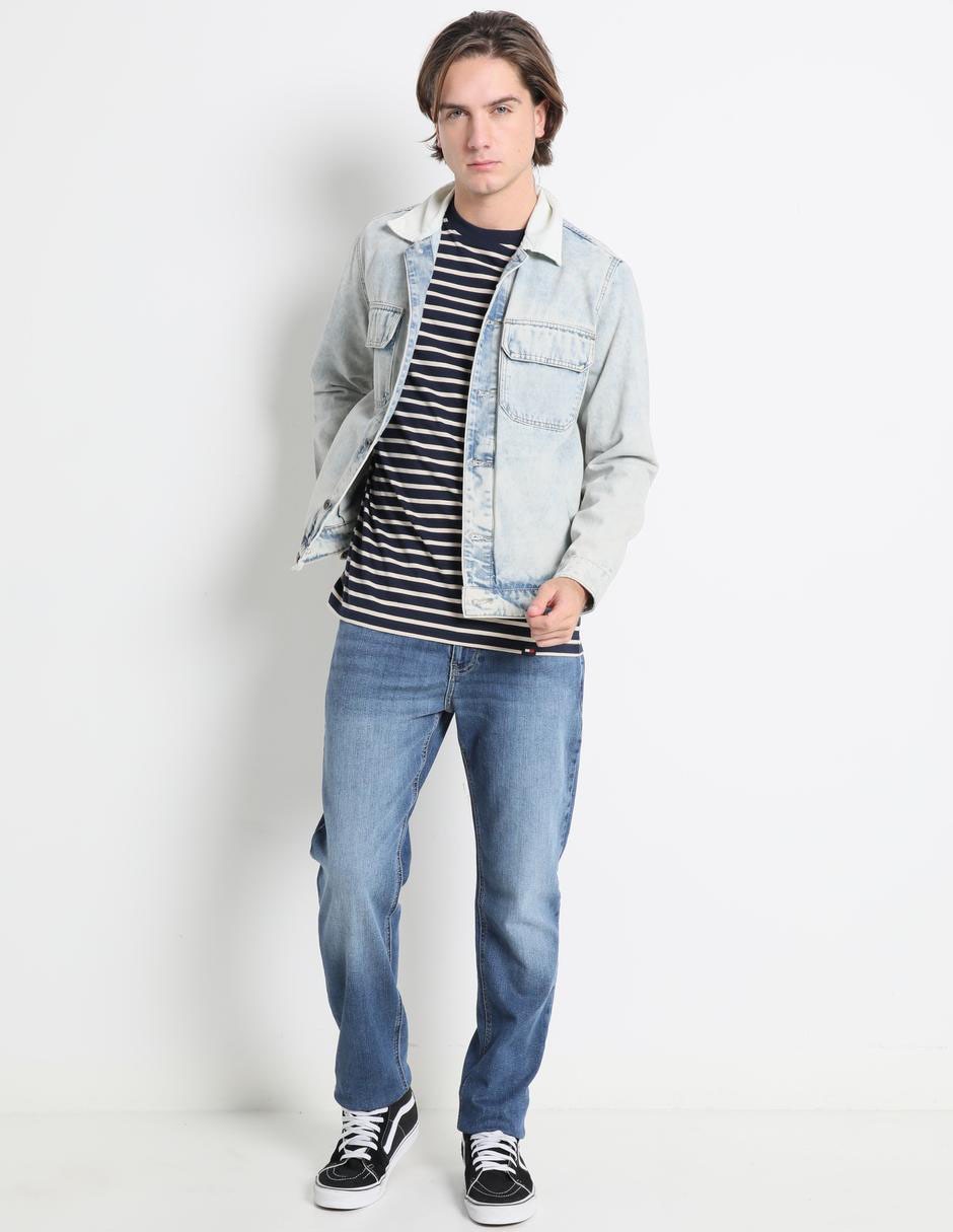 Jeans straight Tommy Jeans deslavado para hombre