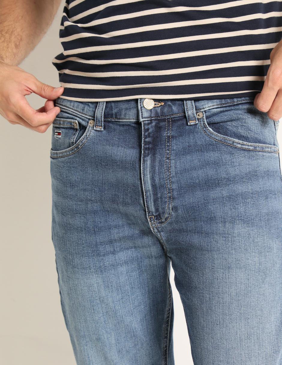 Jeans straight Tommy Jeans deslavado para hombre