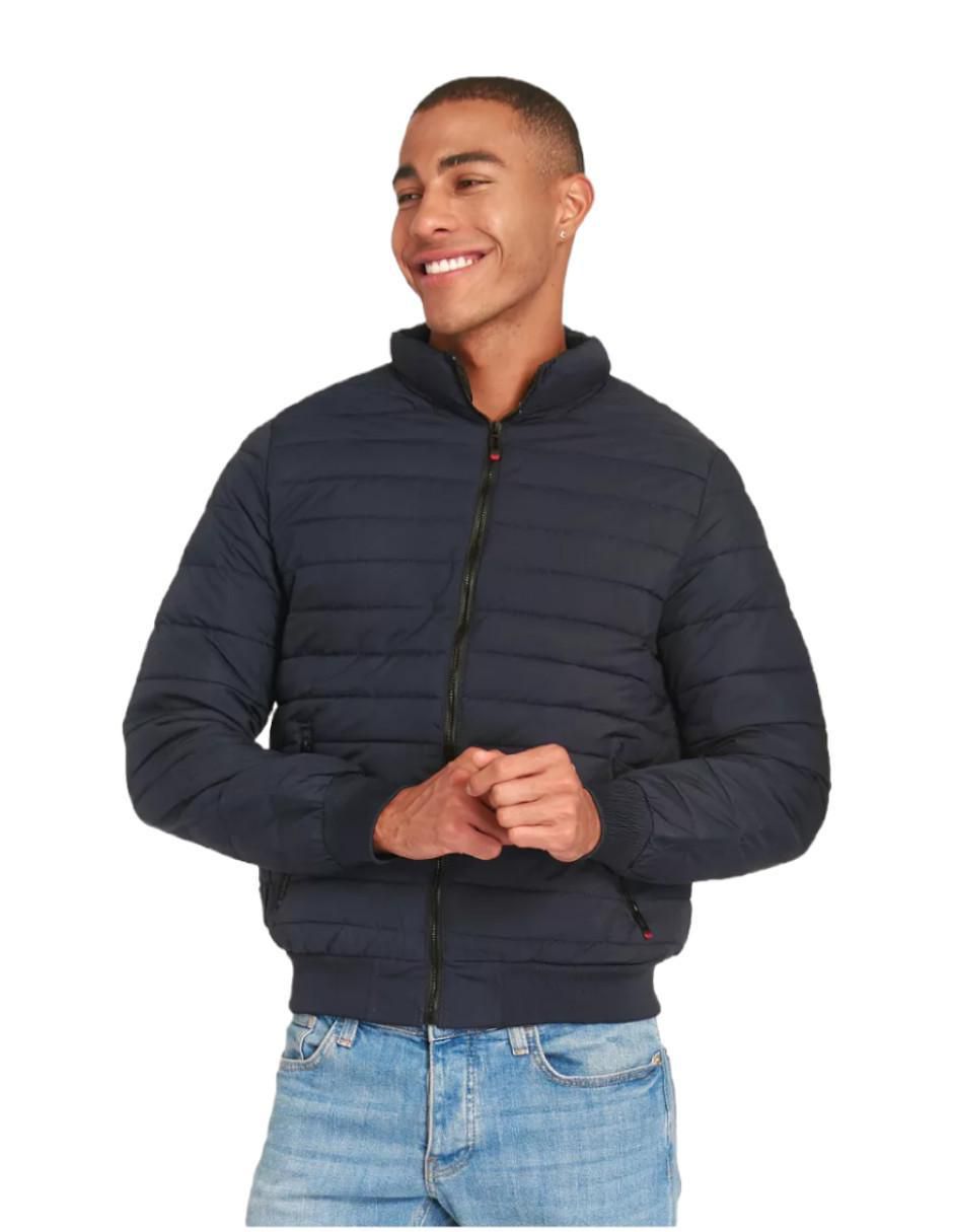 Chamarra casual Thats Hot capucha desmontable para hombre