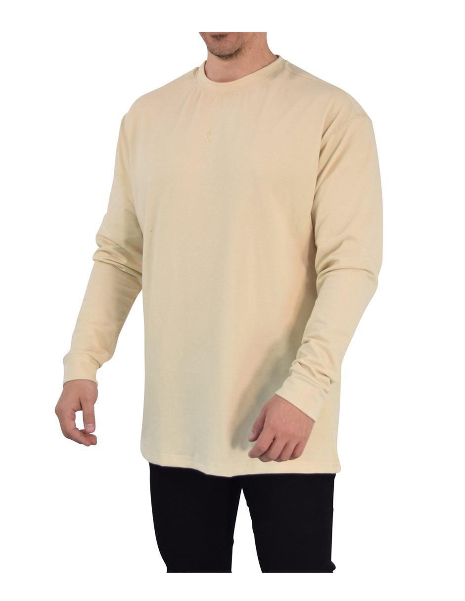 Playera John Leopard Oversized Stealth cuello redondo para hombre