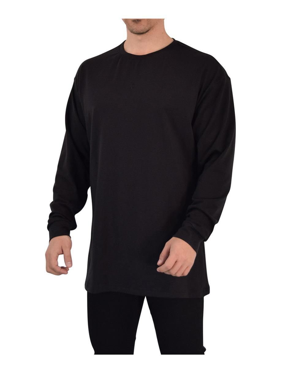 Playera Oversized Stealth cuello redondo para hombre 1