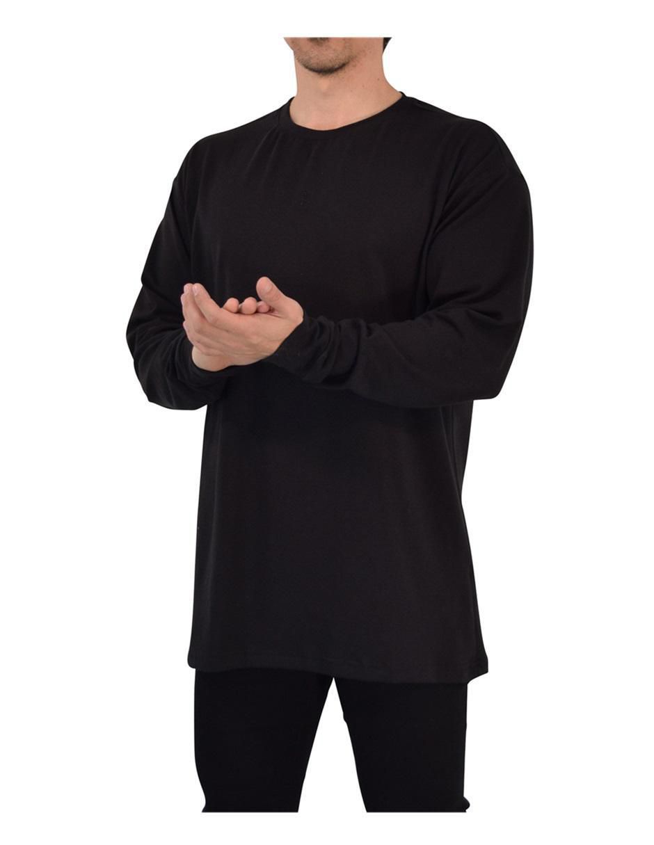 Playera Oversized Stealth cuello redondo para hombre 4