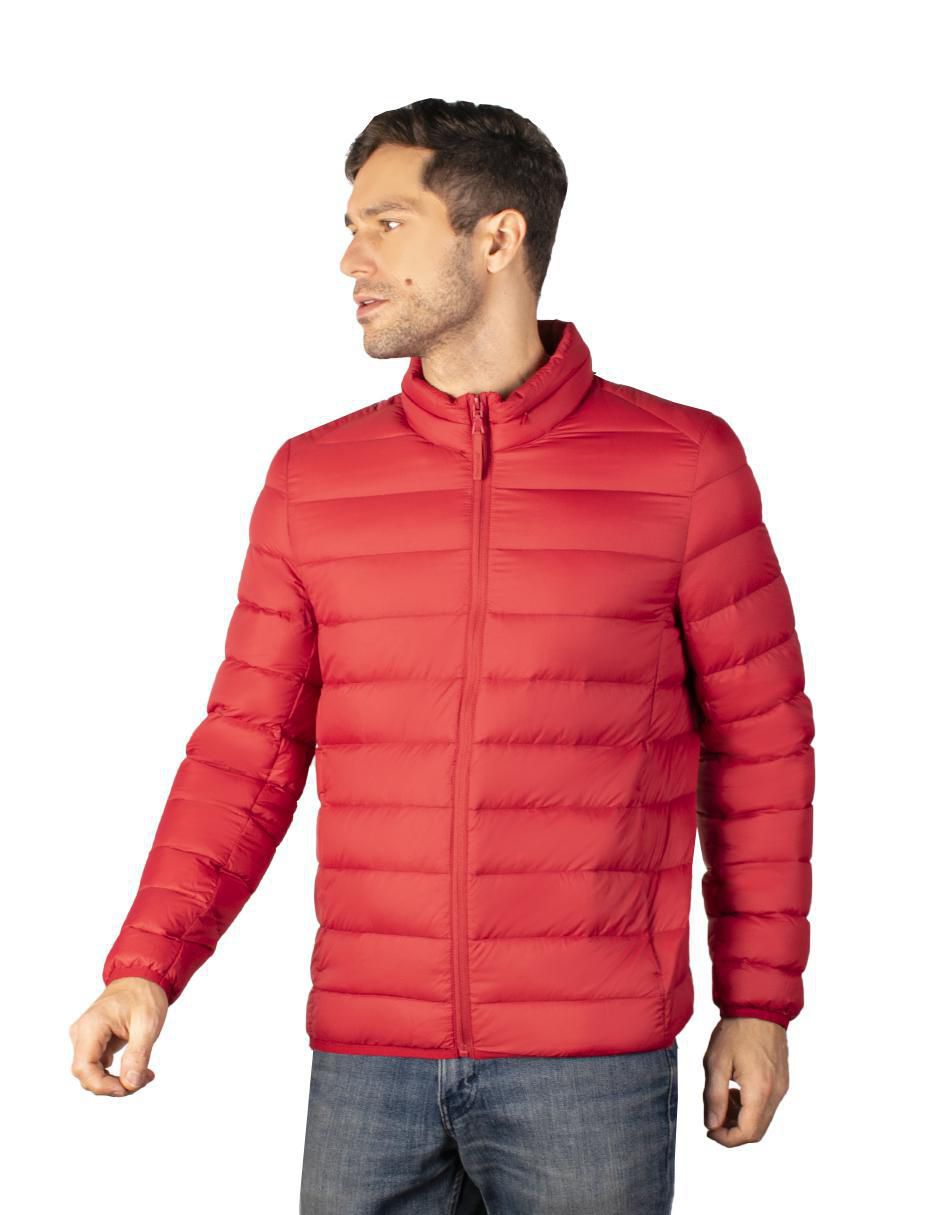 Chamarra casual capitonada para hombre 3