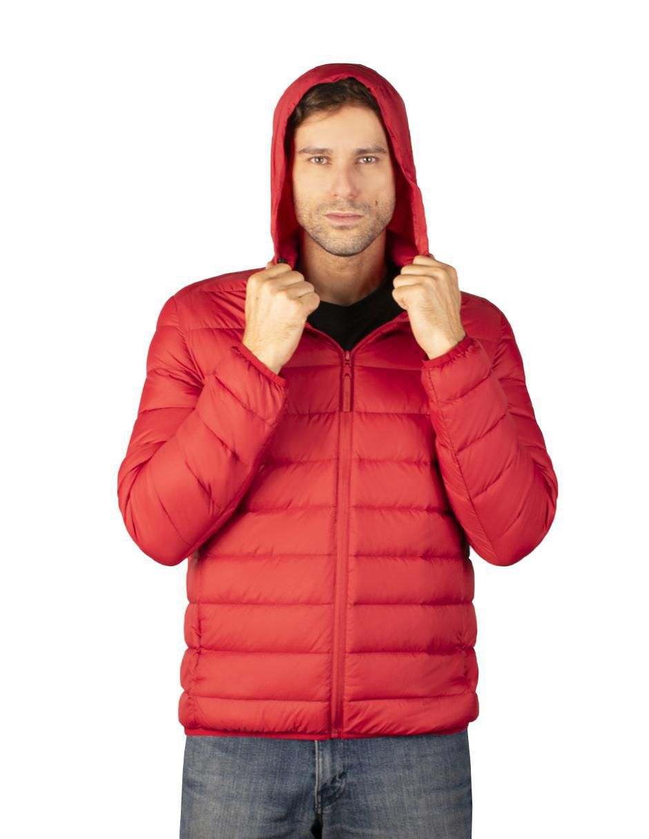Chamarra casual capitonada para hombre 4