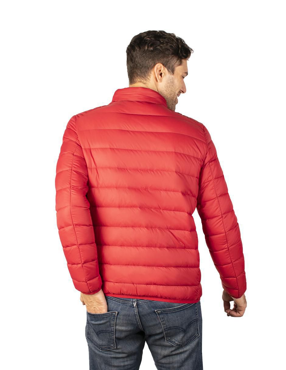 Chamarra casual capitonada para hombre 5