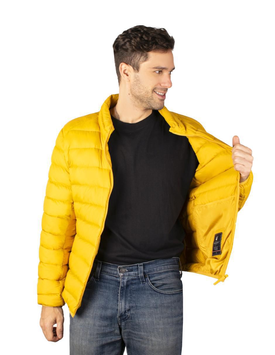 Chamarra casual Greenlander capitonada para hombre