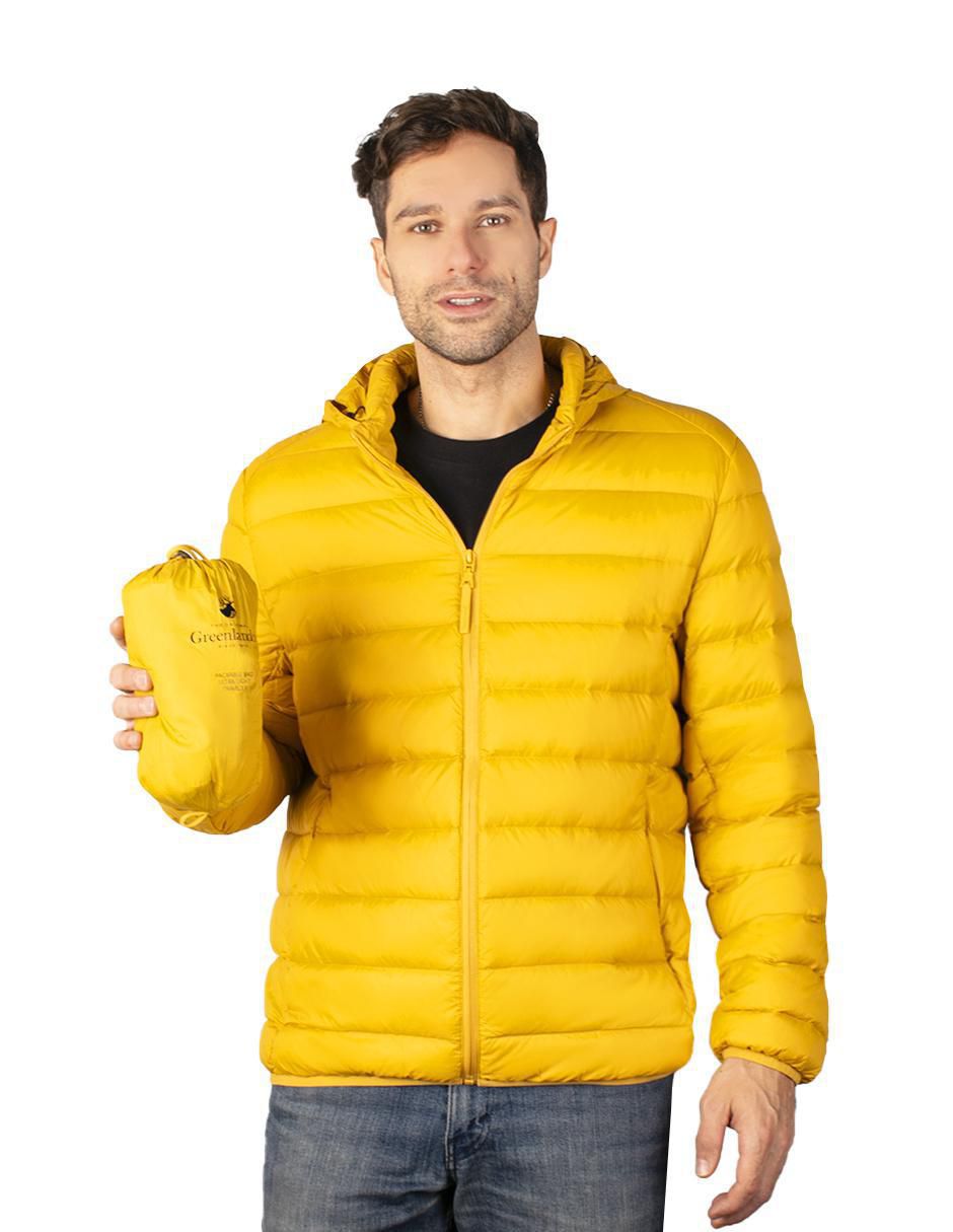 Chamarra casual Greenlander capitonada para hombre